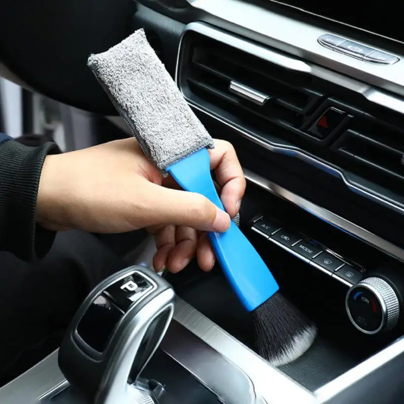 

Car Detailing Brush Interior Air Conditioning Outlet Cleaning Brush Dashboard Keyboard Dust Sweeping Tool Auto Accessories