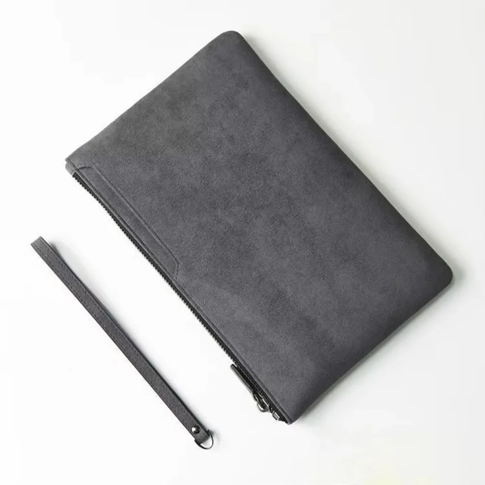 Geschenke Tragbare Herren-Business-Clutch-Tasche mit großem Fassungsvermögen, weicher Oberfläche, Handtasche, Business-Geldbörse, lässige Handytasche – Detail 10