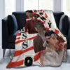 Throw Blanket 80s Ralph Macchio Micro Fleece Blanket Four Sizes Cartoon Warm For Living Room Nice Gift 1