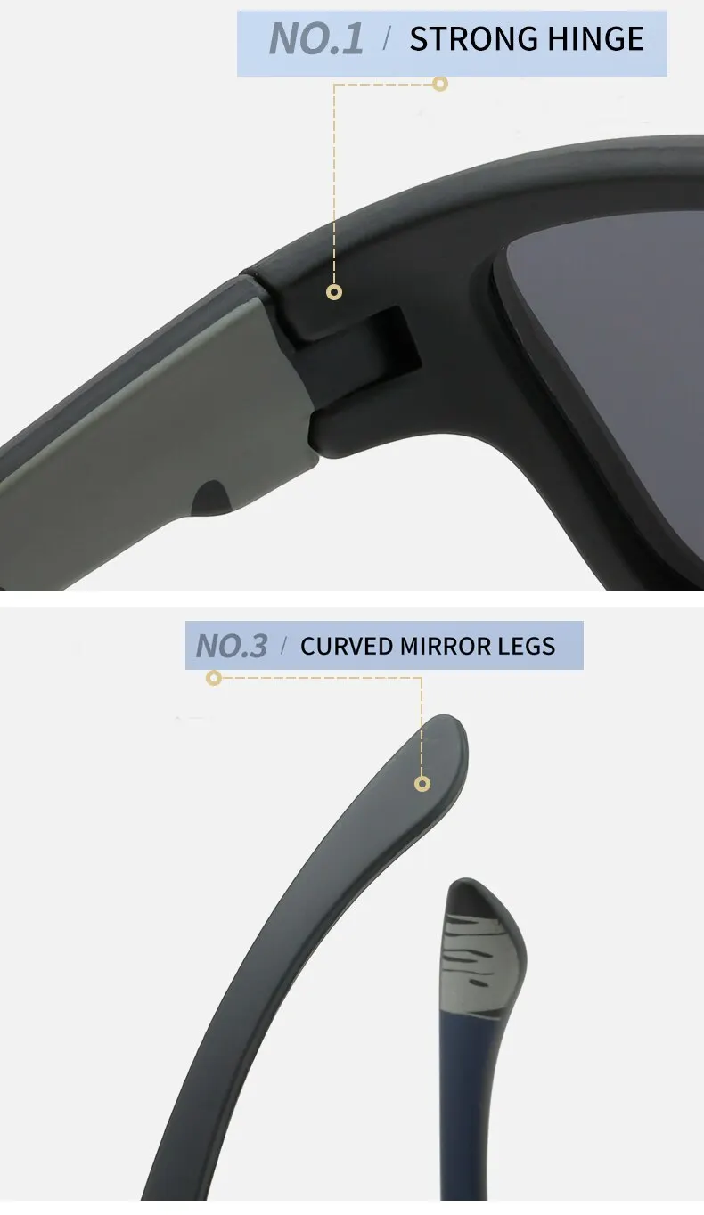 Herren Polarisierte Sonnenbrille Klassisch Autofahren Retro Reise Radfahren Unisex Brille 2023_voghion.com