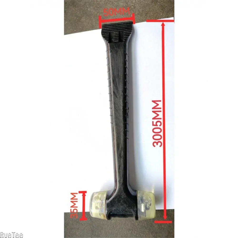 2 in 1 Rubber Hammer with Crowbar for Ceramic Tile Installation Tools Doors Windows 5