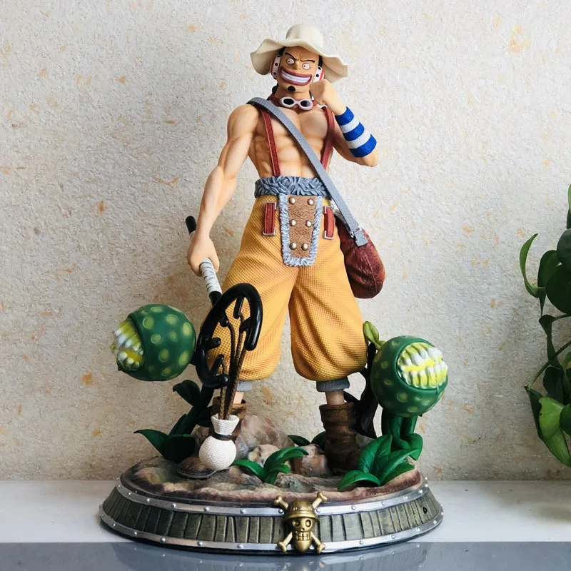 

One Piece Gk Anime Action Figures God Usopp Model Uso-hachi Doll 38cm Statue Collectible Figurines Figma Toys For Children Gifts