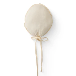 Velvet Baby Teddy Balloon Photography Pillow & Nursery Wall Decor (Beige ballon)