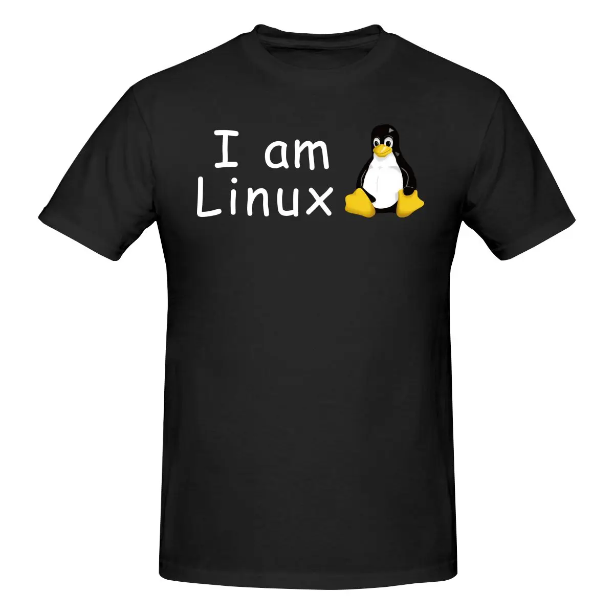 

Футболка I Am Linux, топы, футболки, топы, футболки, забавные хлопковые повседневные подарочные мужские футболки в стиле Харадзюку