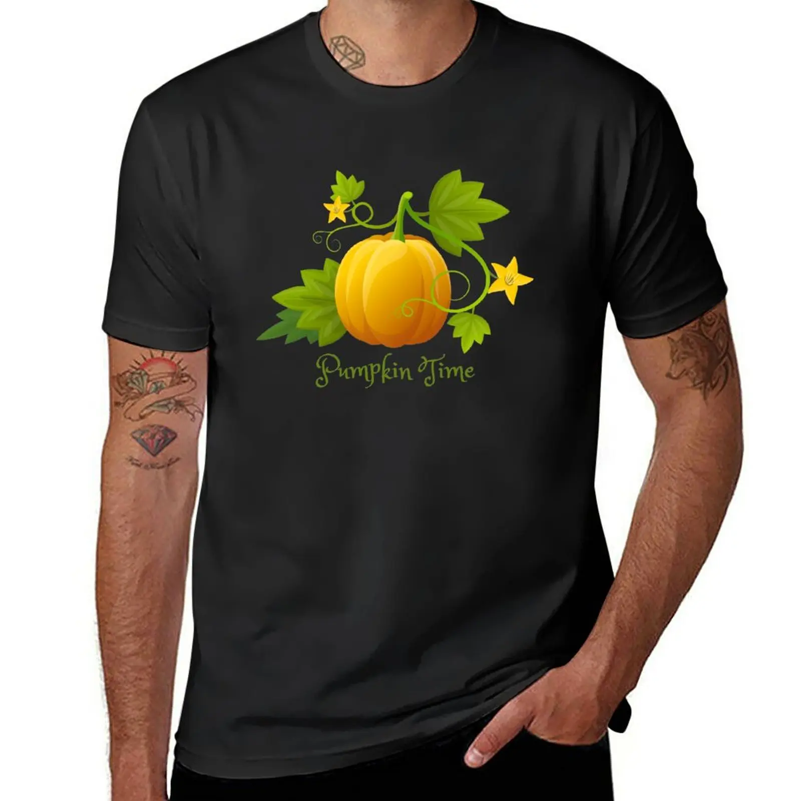 

New Pumpkin Time T-Shirt tees graphic t shirt vintage t shirt cute tops mens graphic t-shirts pack