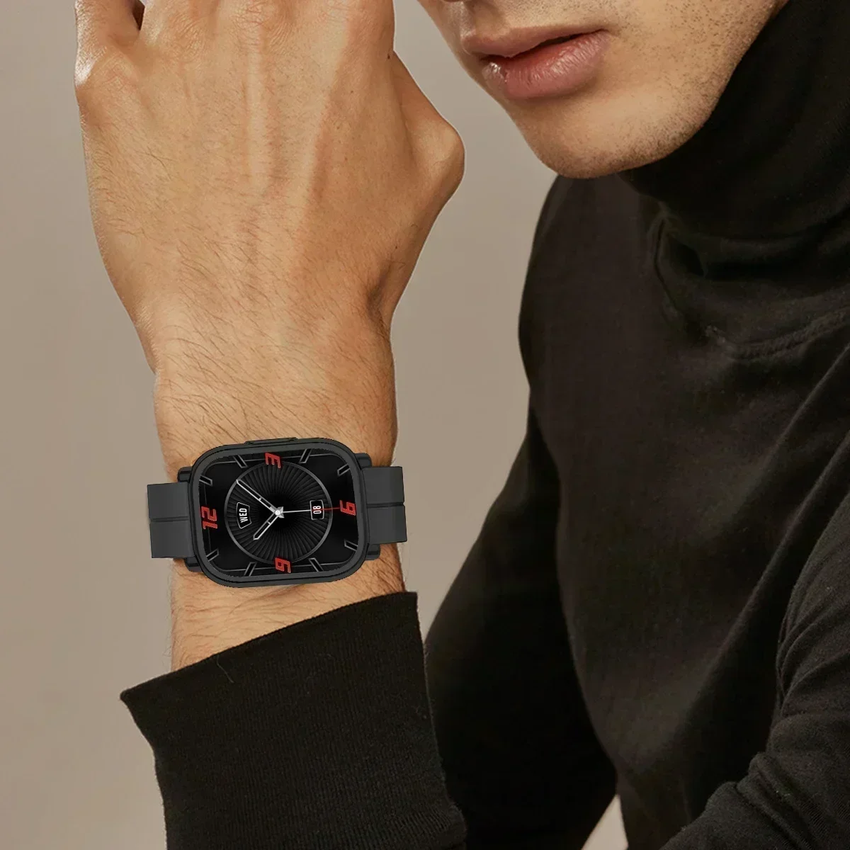 Silicone Magnetic Smart Watch Strap and Protective Case