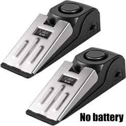 Wireless Door Stop Alarm with 120DB Siren for Home Security and Travel (2Pcs)
