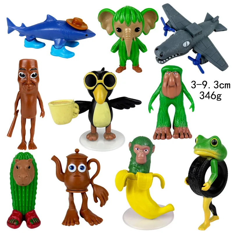 Set Di 8 Figurine Italian Brainrot – Tung Tung Tung Sahur, Tralalerotralala E Amici – Giocattoli Divertenti Per Bambini E Adulti
