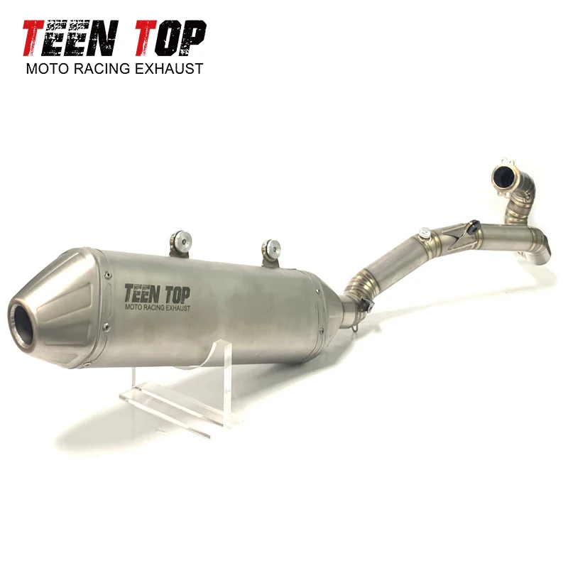 Offroad Bike Exhaust For Husqvarna FE501 FE450 2017-2019 50.5mm Stainless Steel Motorcycle Exhaust Muffler - Image 2