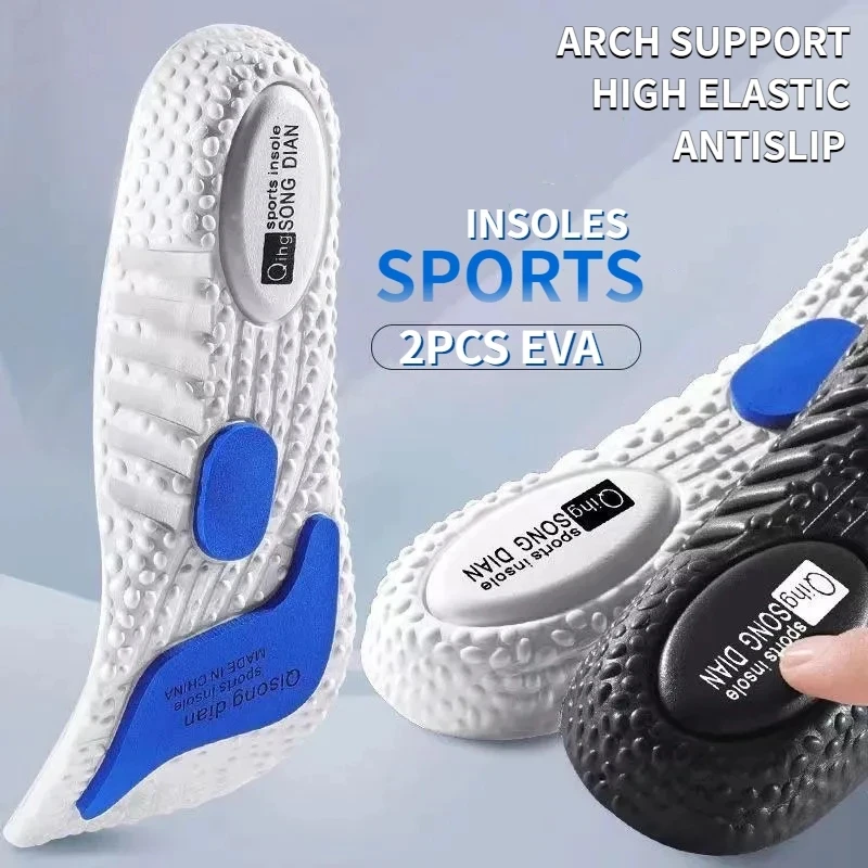 thumbnail image 5 of Plantillas de espuma viscoelástica para aumentar la altura, con amortiguación gruesa, con absorción de impactos, soporte para el arco, suela para zapatillas deportivas para correr, almohadillas ortopé, 5 of 5