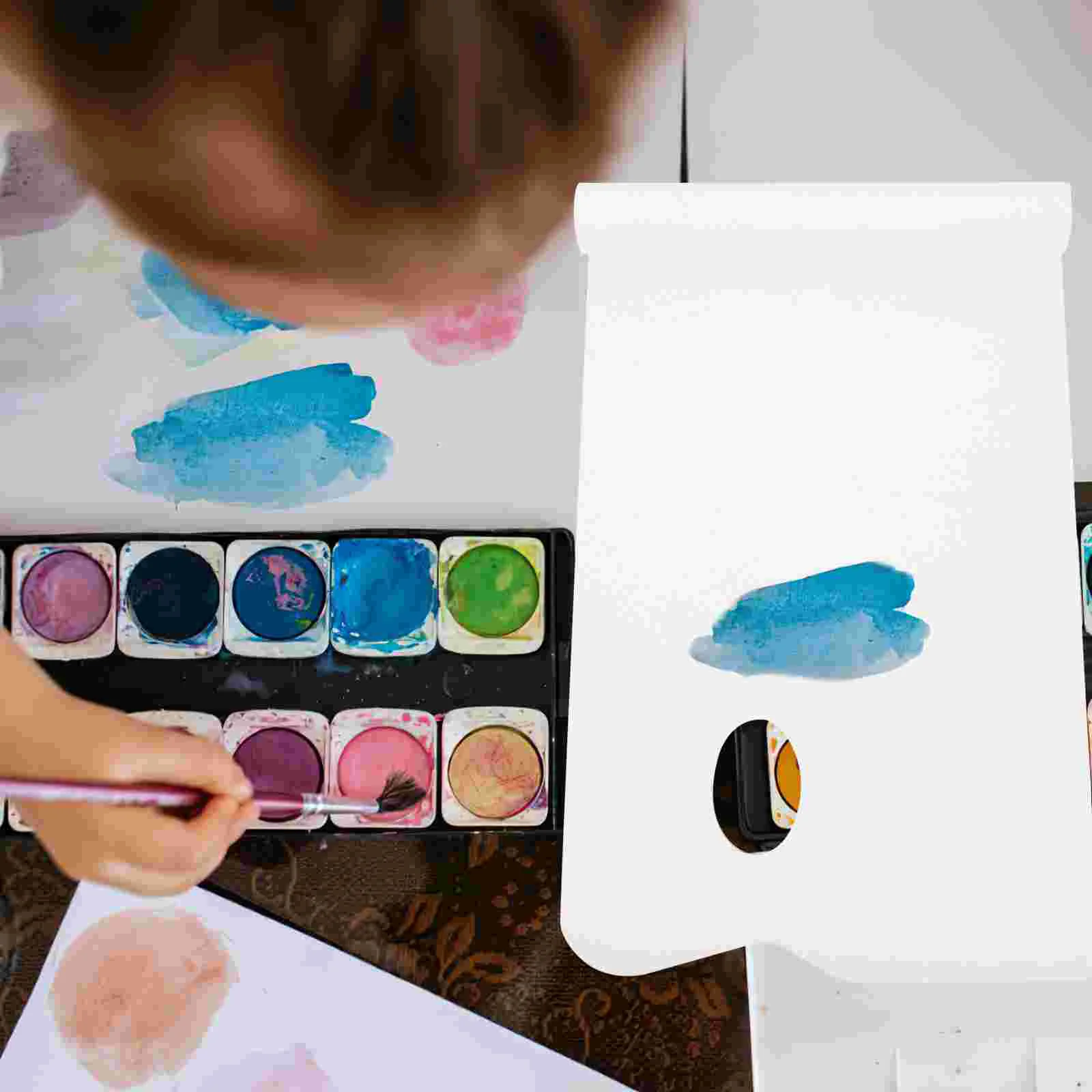 Paper Paint Color Palettes Painting Pallet Trays Disposable Water Color Palettes 1 Book