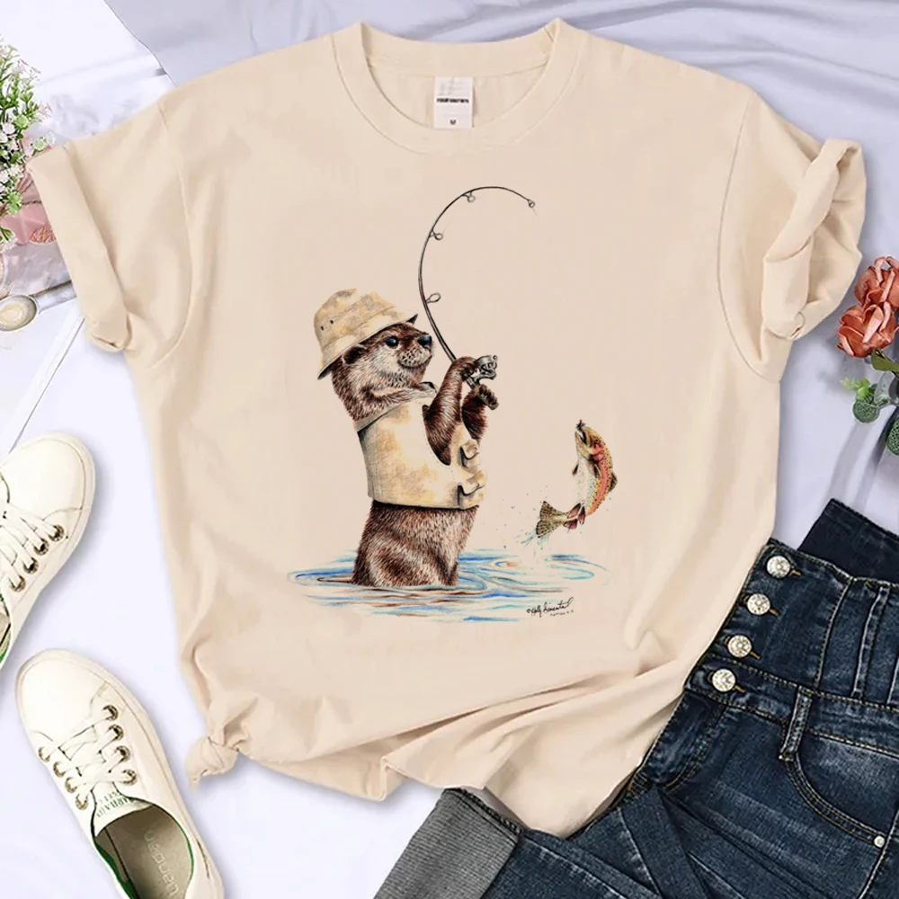 

Топ для рыбалки, женская уличная одежда, футболка для девочек в стиле 1920-х, уличная одежда y2k