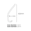 Silicone Front Swimmer Snorkel for Diving Training Swim Snorkel Swimming Front-breathing Tube Adults Snorkel Diving Tube 6