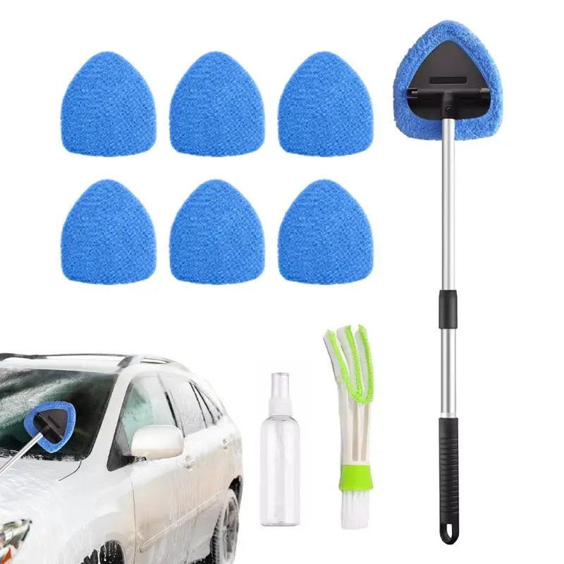 

Windshield Brush Car Window Cleaner Brush Kit Windshield Cleaning Wash Tool Cleaning Brush Kit Car Accessories Interior Car Wipe