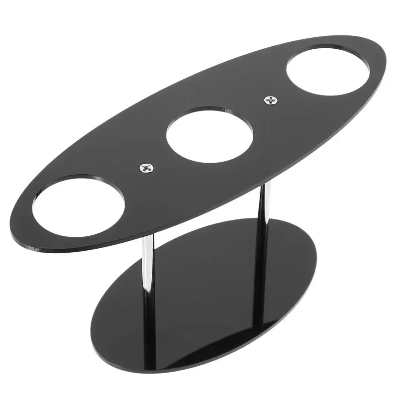 

Acrylic Bracket Storage Display Stand Ice Cream Display Rack Mini 3-Hole Cone Rack Dessert Sushi Roll Rack Kitchen Gadget