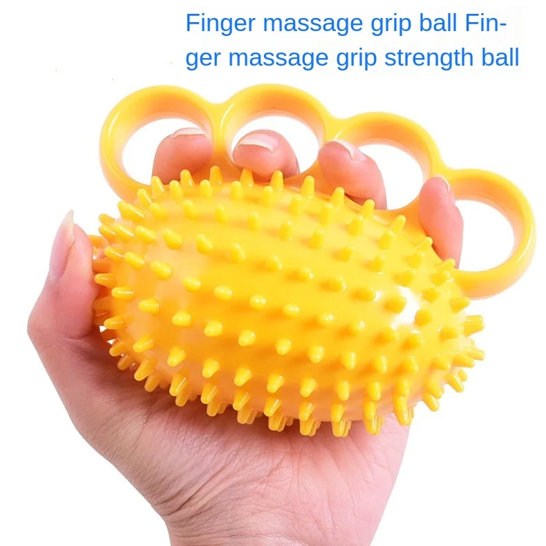 Finger Grip Ball Massage Rehabilitation Training Elderly Exercise Ball Hand Finger Strength Circle Grip Device Stroke Hemiplegia