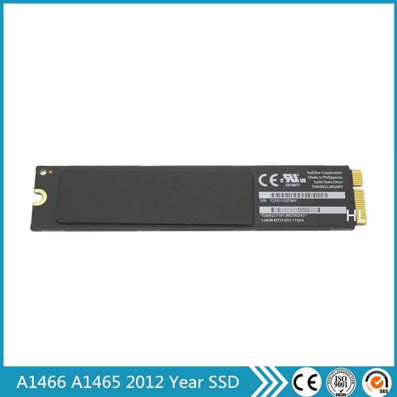 Testato A1466 A1465 64Gb 128Gb 256Gb 512Gb 2012 Anno Unità A Stato Solido Per Macbook Air 11.6 "13.3" Scheda Madre Del Computer Portatile Ssd Emc2558