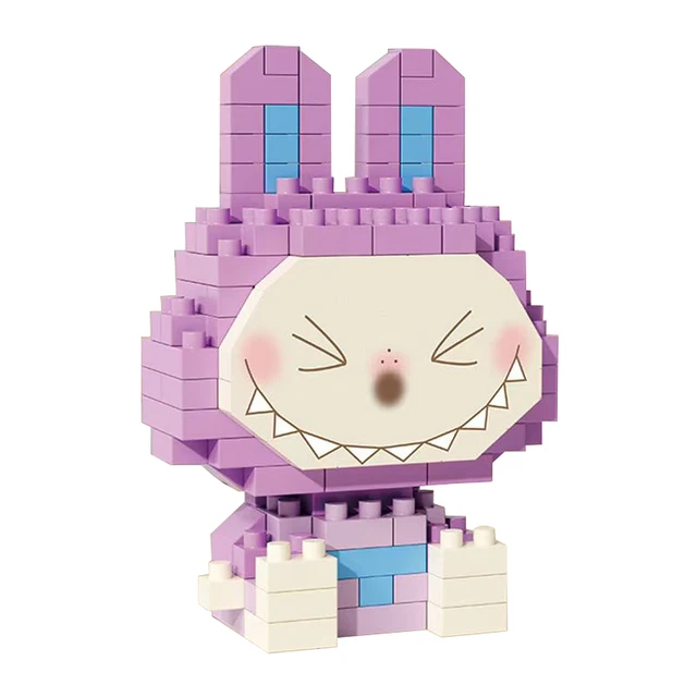2025 New Popular Colorful Doll Anime Block Toys DIY Small Particle Building Blocks Bricks Model Toy Kids New Year Christmas Gift 5
