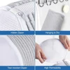 1/2PCS Washing Shoes Bag Cotton Laundry Fluffy Fibers Easily Remove Dirt Washing Bags Anti-Deformation Shoes Clothes Organizer 5