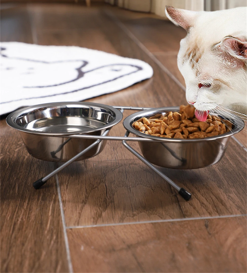Title 4, Elevated Dog Bowls Raised Cats Puppy Food Water...