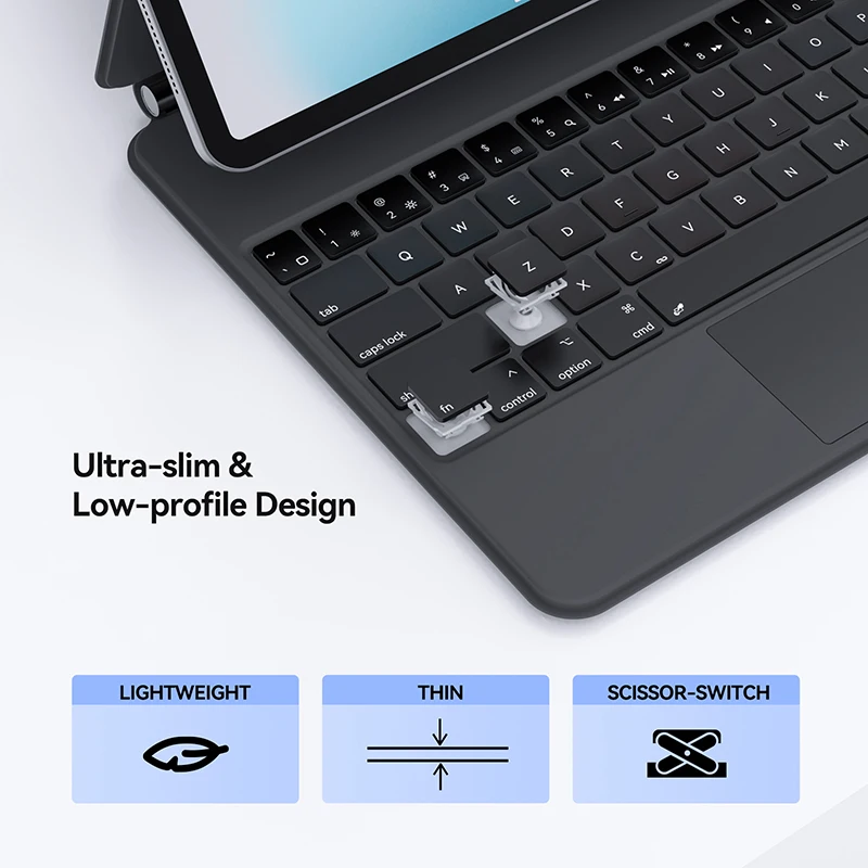 iPad Pro12.9 Keyboard Magnetic Floating Smart Keyboard Folio 