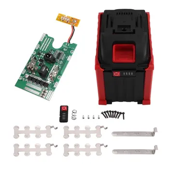 ABUO - Scatola/Custodia per Batterie Li-ion 21700 con Scheda PCB BMS per Protezione di Ricarica Fai-da-te, Può Contenere 20 Batterie