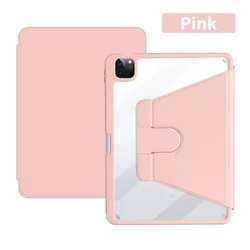 360 - Degree Rotating iPad Case with Pencil Holder - Mini 4 5 7.9inch (Pink)