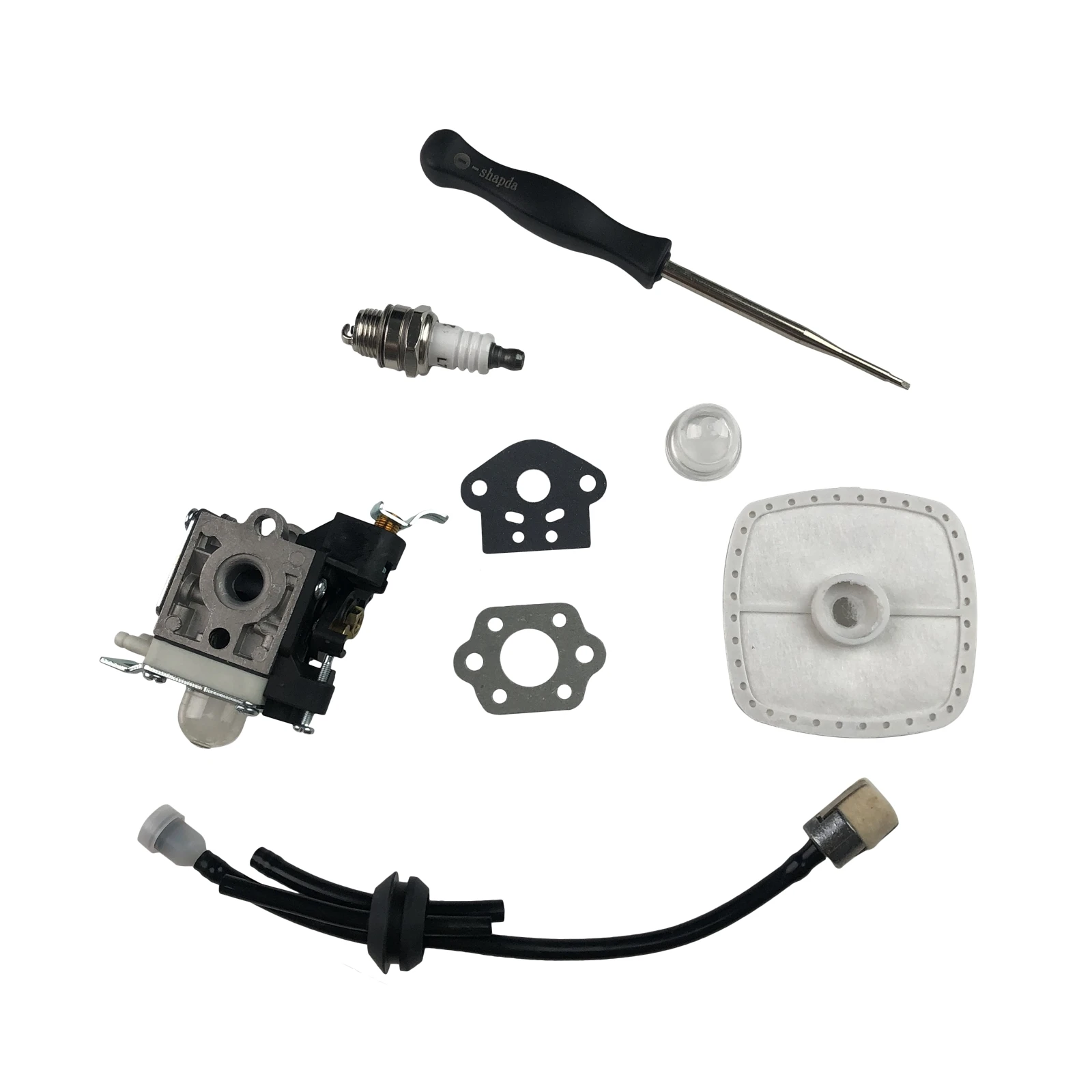 

Carburetor Kit Fits for Echo PB-250 with RB-K106 PB-250LN ES-250 Leaf Blower Replaces Part Number RB-K106 A021003660 A021003661