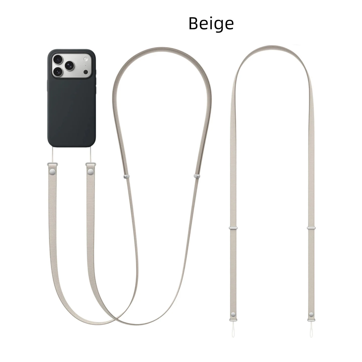 Versatile Crossbody Strap and Neck Lanyard with Adjustable Anti-Theft Design