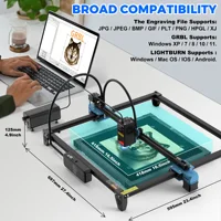 TwoTrees 130W CNC Machine de gravure Laser TTS-20 PRO APP Wifi contrôle verre métal Laser graveur bois cuir Machine de découpe 3