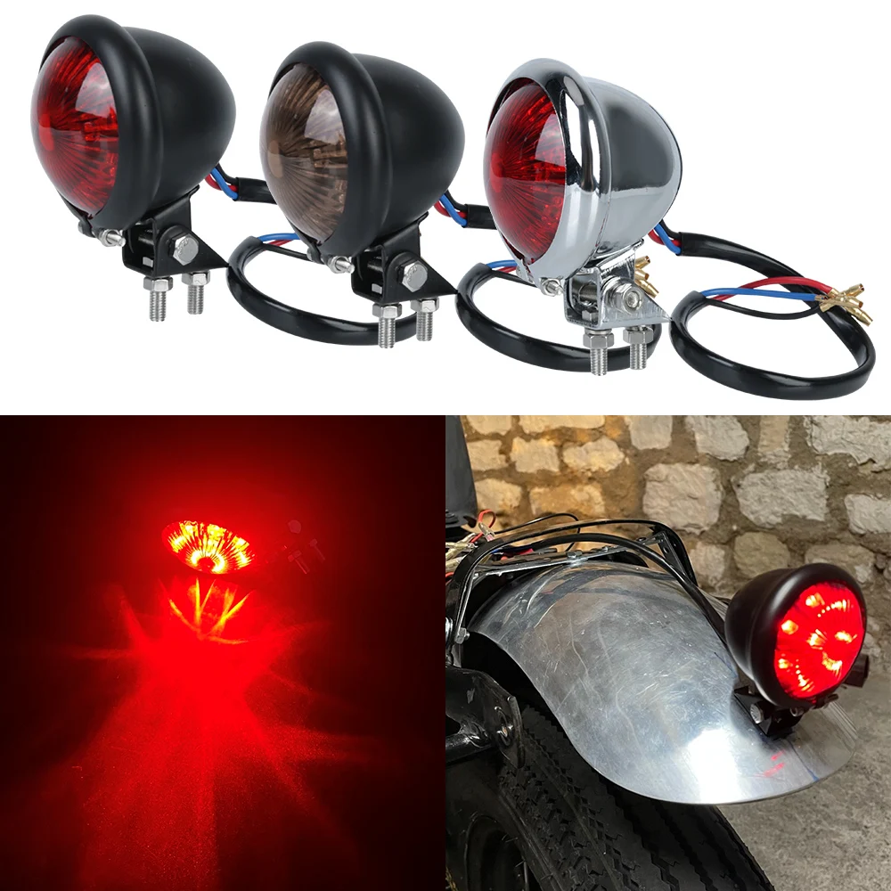 12VTaillightsMotorcycleBrakeLightLEDMotorbikeStopRearTailLampRedIndicatorBlinker