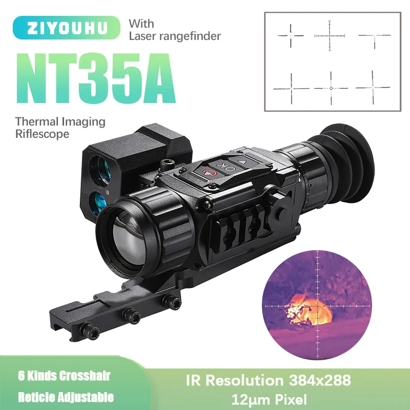 New NT35A Thermal Weapon Sight Scope with Laser Rangefinder Video