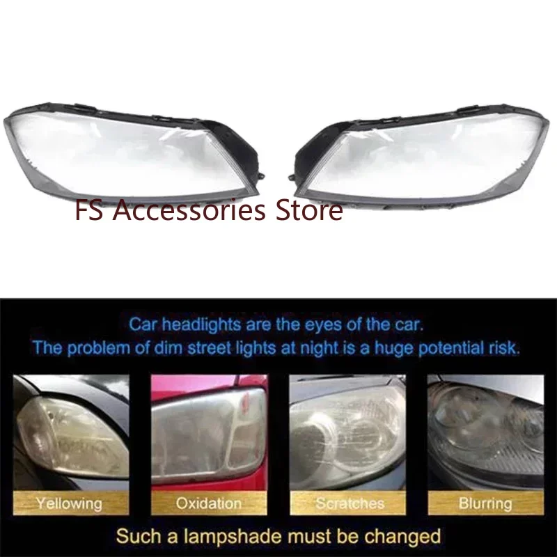 Headlight Cover Headlight Lens Cover Car Front Headlight Transparent Lampshade Headlamp Cover Lens For Volkswagen For VW Passat B7 / Magotan B7L 2012 2013 2014 2015