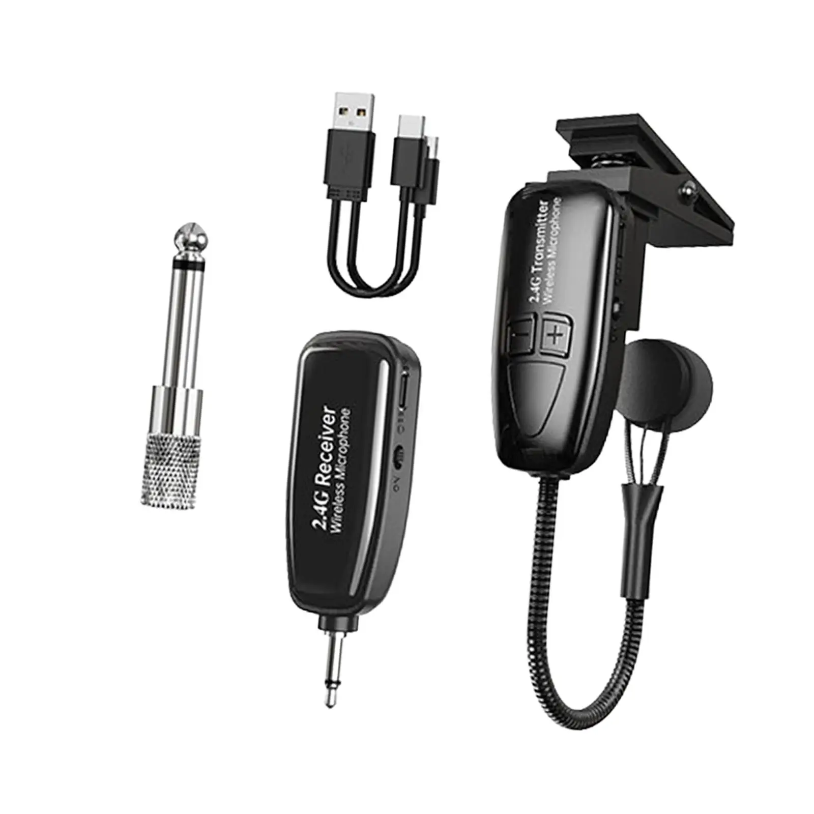 

Saxophone Mic Practical 2.4G Durable Speaker for Violin Trumpet Trombone