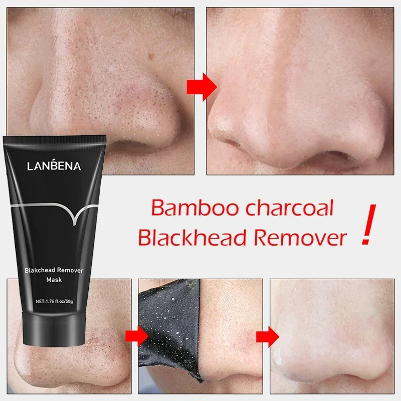 Blackhead Remover Black Dots Facial Masks Nose Bamboo Charcoal Point Pimple Anti Acne Spot Face Skin Care Beauty Health blackhead remover
