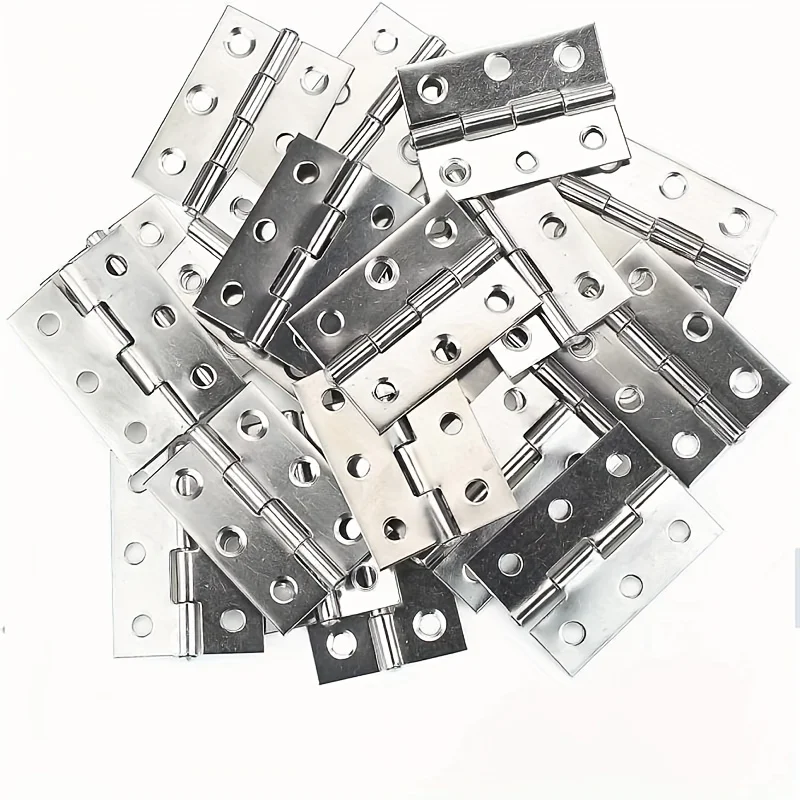 Stainless Steel Hinges Door Hinges 4/8pcs/set Stainless Steel Folding Hinge 2 Inch Door And Window Hinge Is Assigned Screws Home Furniture Hardware Door