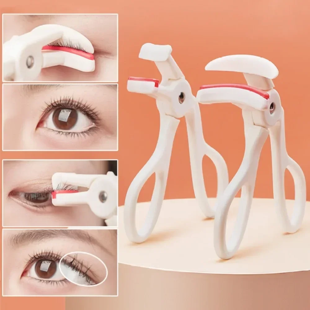 Natural Effect Eyelash Curler Cosmetic Tool Clip Silicone Pads Lash Curling Curler Fit All Eyelash Shapes Eye Makeup Tools