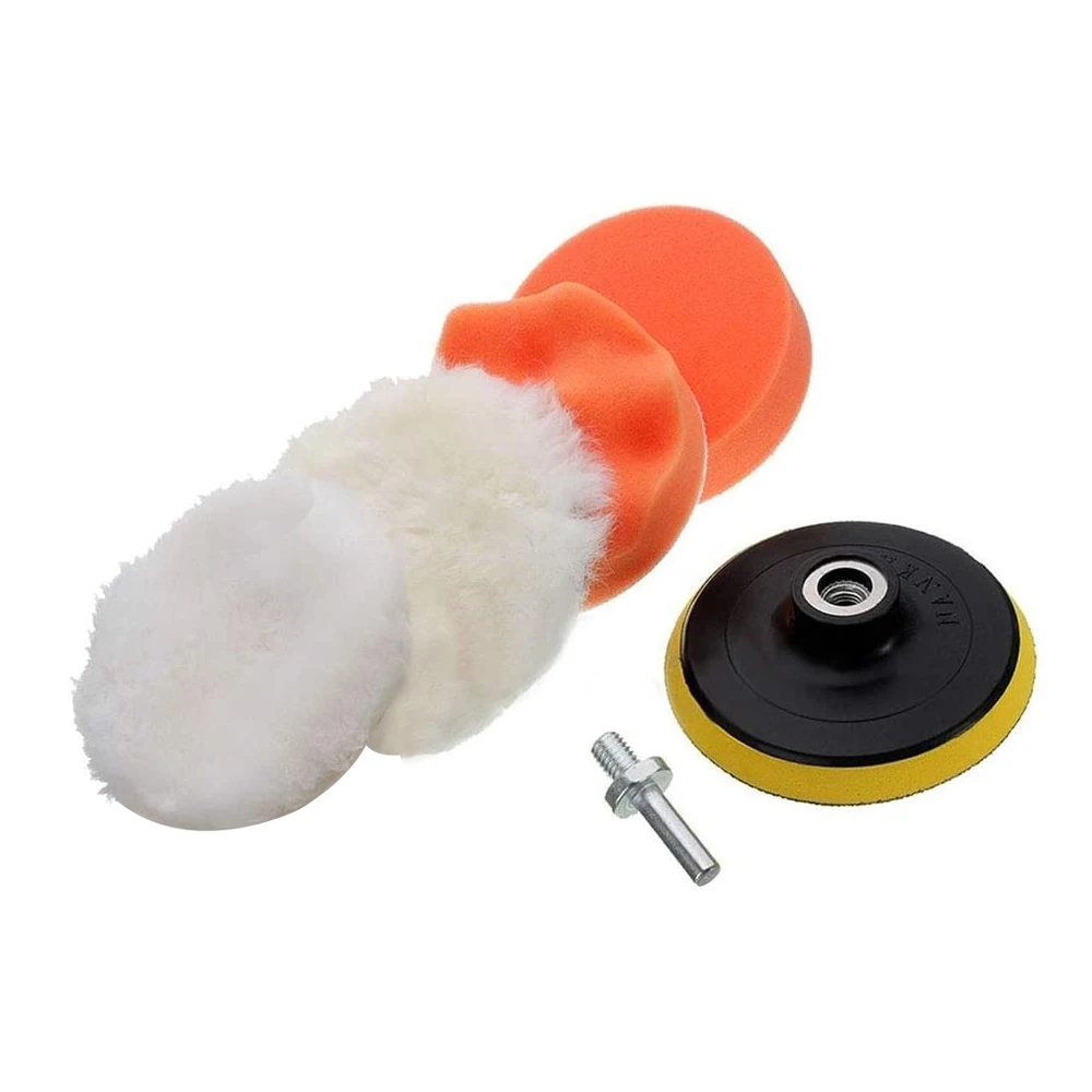 Universal Car Polish Pad 3/4inch For M10/M14 Soft Wool Machine Waxing Polisher Car Body Polishing Discs Cleaning Accessories