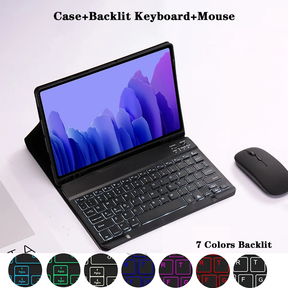 Enhanced Keyboard Case with Detachable Bluetooth and Pencil Holder