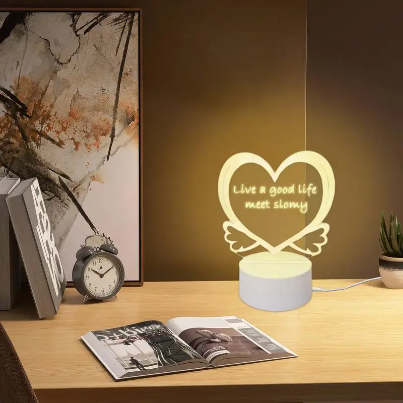 Colorful LED Acrylic Message Board with Remote