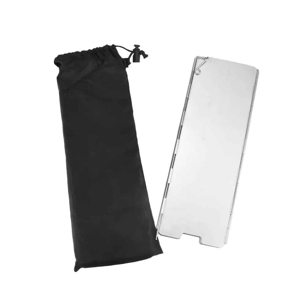 Gas Stove Wind Screen 8/10/12/14/16 Plates Outdoor Camping Picnic Cooking Burner Windproof Aluminum Alloy