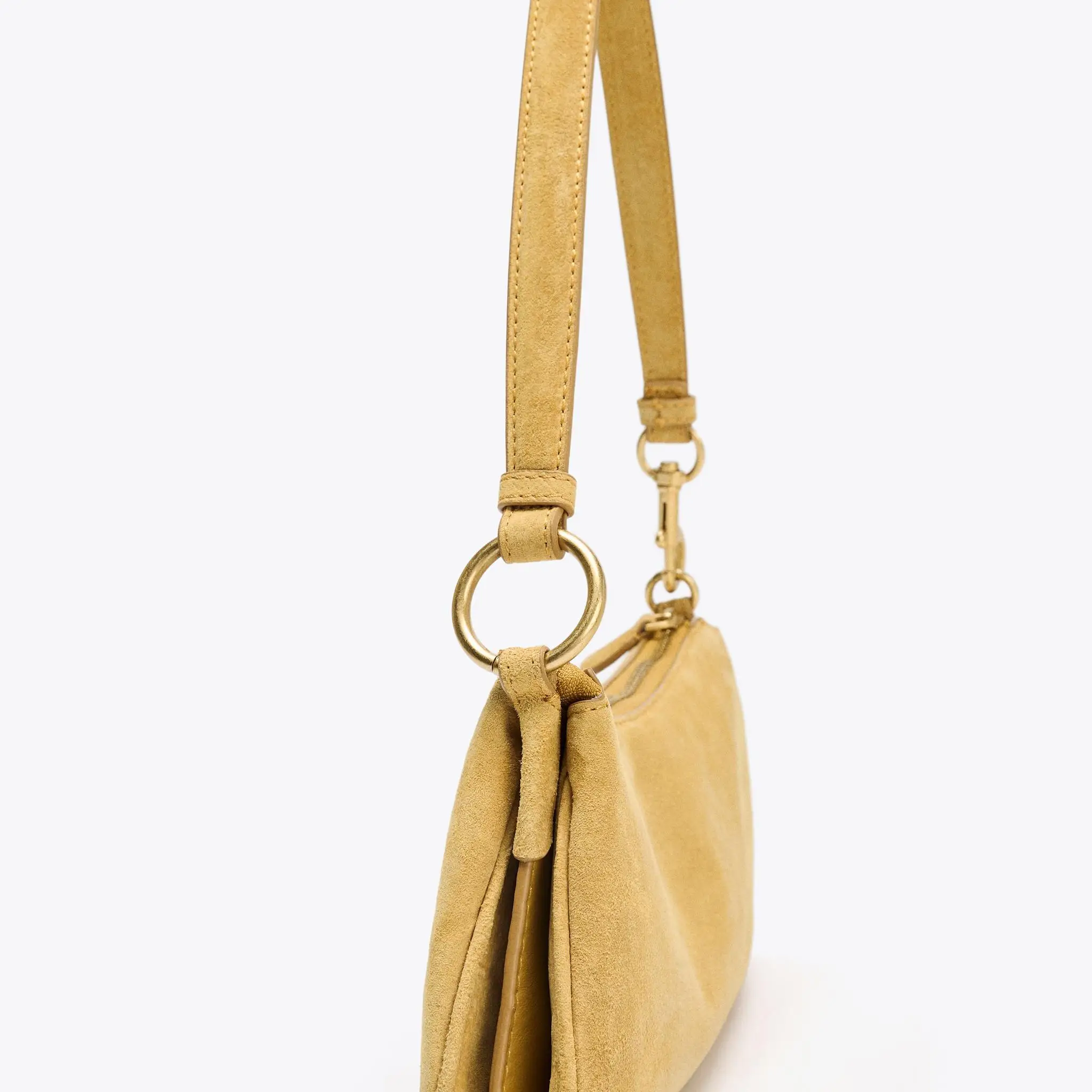 Fashionable Suede Women's Bag Hot Sale Of The Season New Style Vintage Soft PU Leather Single Shoulder Crossbody Bag with Phone