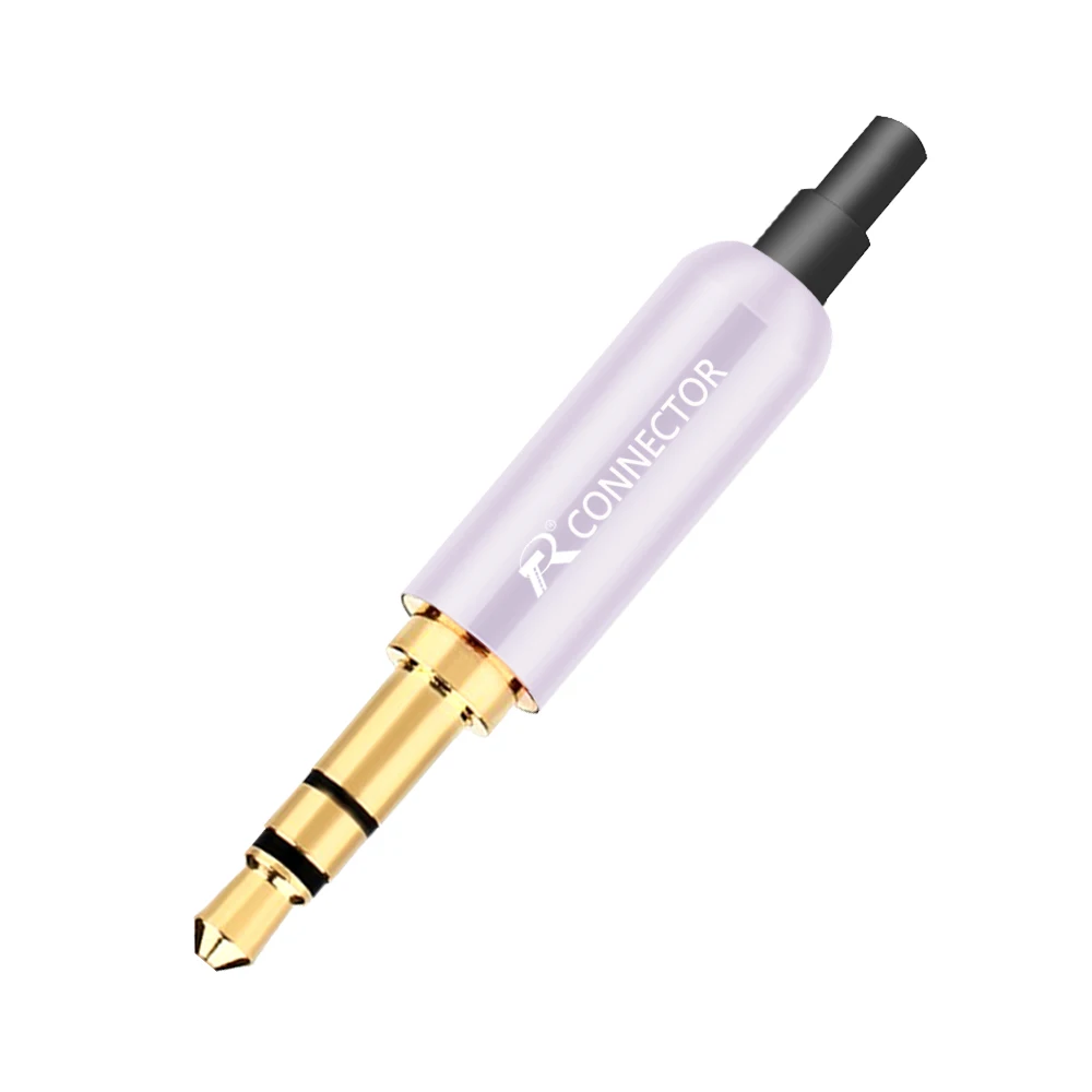 banhado ouro audio jack adaptador 35mm 05