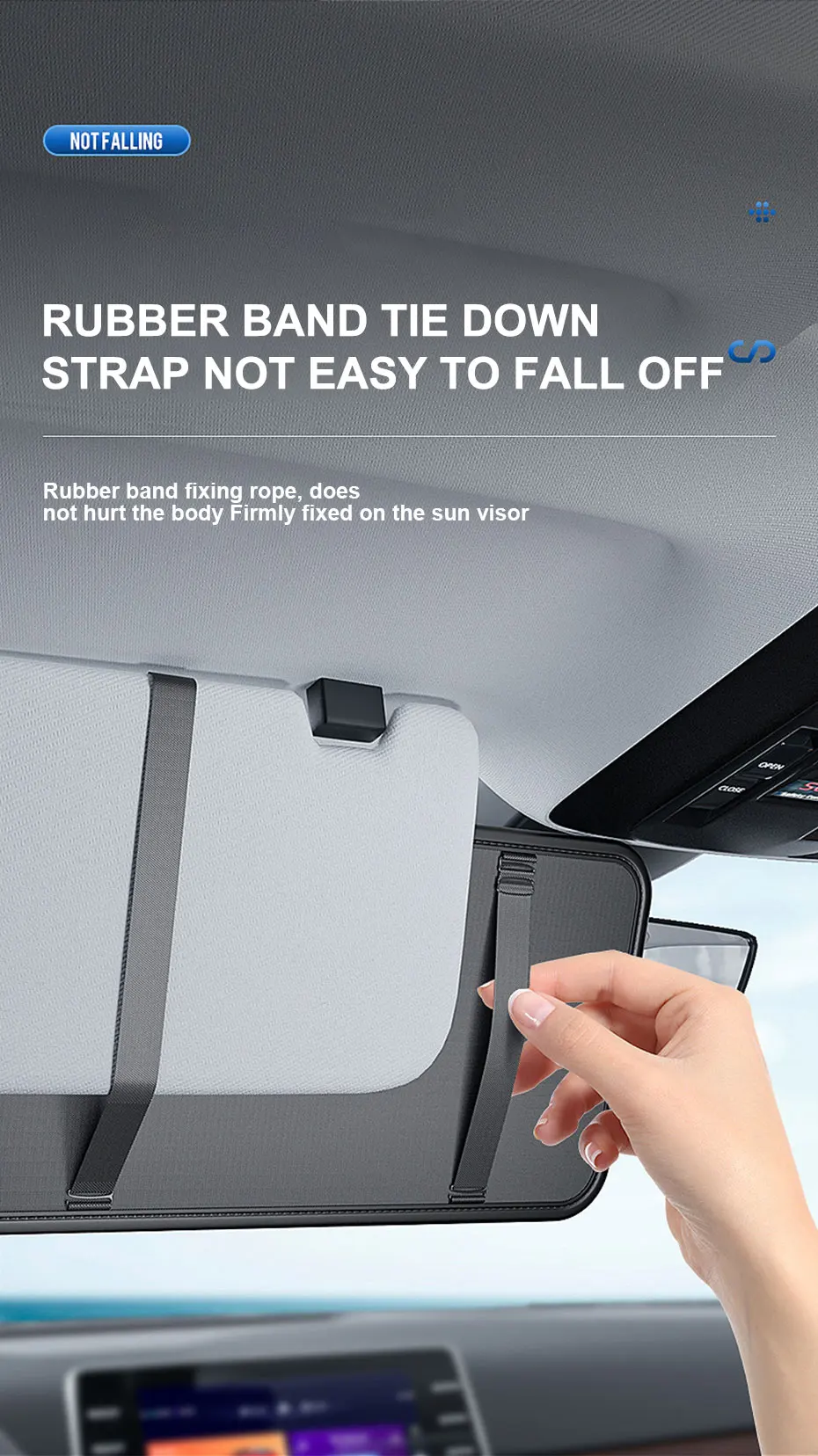 BLALION Car Sun Visor Organizer - Detail 8