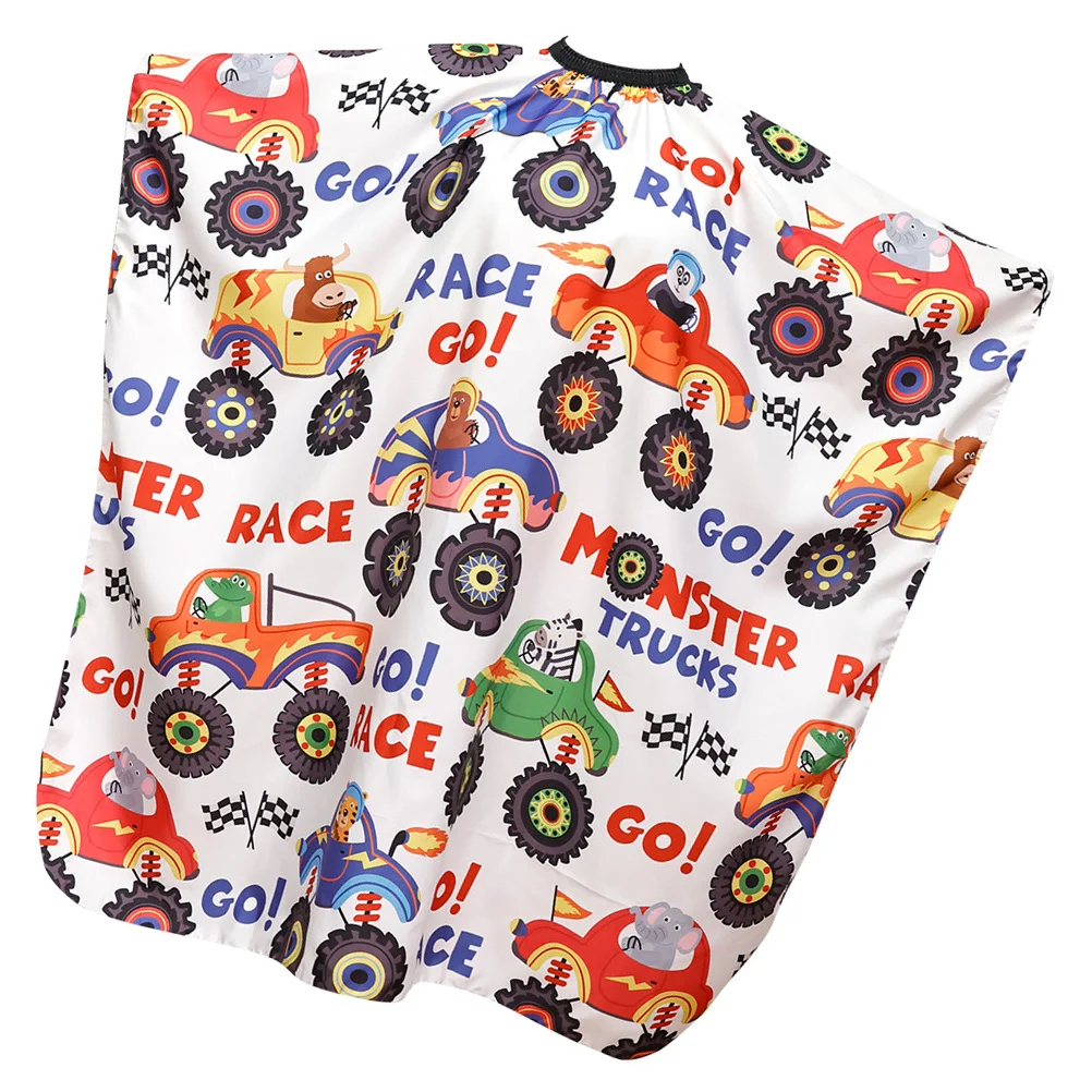 

Children's Scarf Drapes Cartoon Hair Cutting Cape Barber Fabric for Kids Accessories