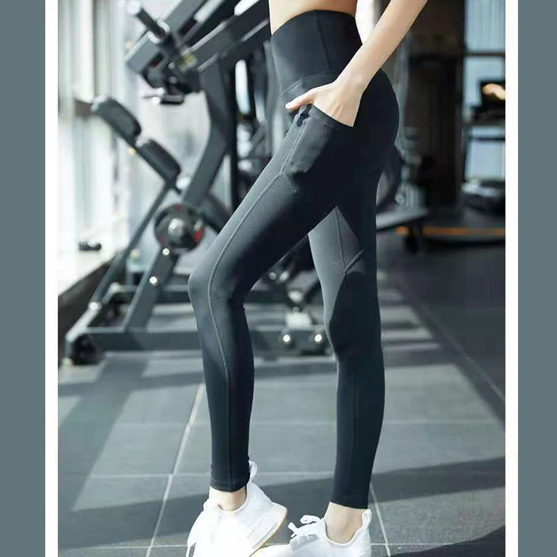 

Yoga Pants Women Leggings For Fitness With Pockets High Waist Long Pants Women Hip Push UP Tights Women Gym Clothing Mallas