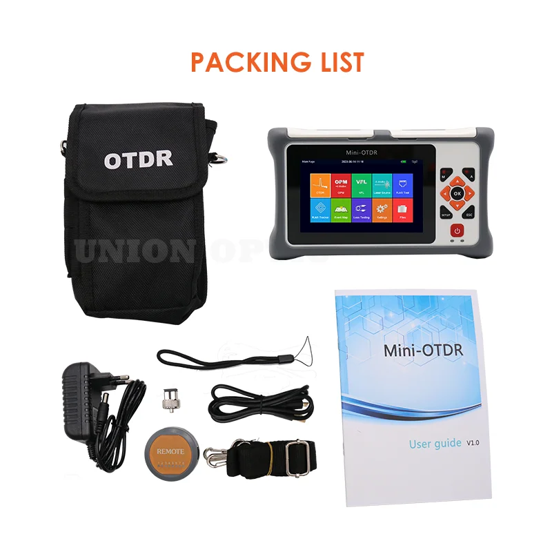 Free Shipping Mini OTDR 26/24dB Active Live Fiber Optic Reflectometer Touch Screen VFL OLS OPM Event Map Ethernet Cable Tester