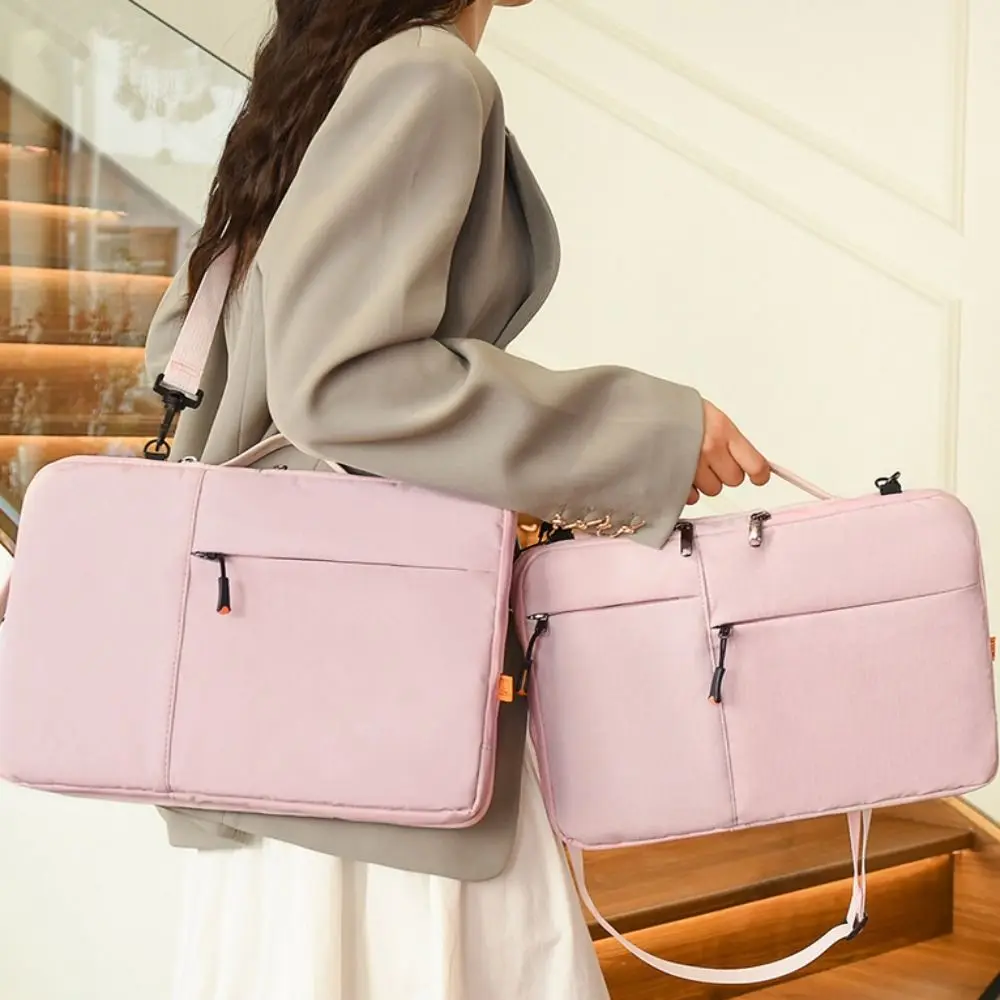 13 14 inch Shockproof Tablet Bag Multilayer Multiple Pockets Protective Pouch Waterproof Large Capacity Laptop Handbag Case