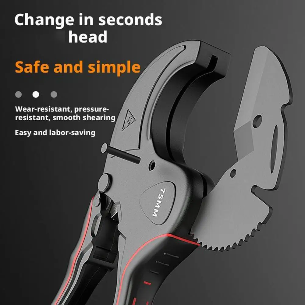 チューブカッター パイプカッター 63 ミリメートルアルミ合金ボディラチェットはさみチューブカッター PVC/PU/PP/PE ホー パイプカッター 42mm-75mmアルミ合金ボディラチェットはさみチューブカッターpvc/pu/pp/peホース切削手工具 - AliExpress チューブカッター パイプカッター 63 ミリメートルアルミ合金ボディラチェットはさみチューブカッター PVC/PU/PP/PE ホー