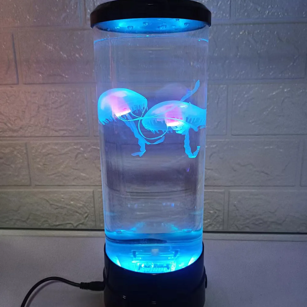 Color Changing Jellyfish Lamp Usb/Battery Powered Table Night Light Children'S Gift Home Bedroom Decor Boys Girls Birthday Gifts 5